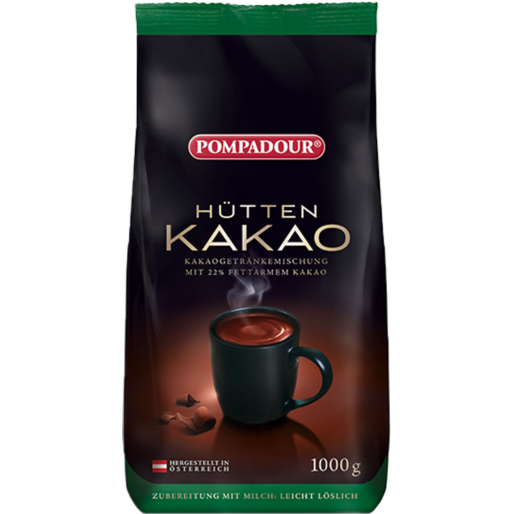 Pompadour Hüttenkakao, 1000g