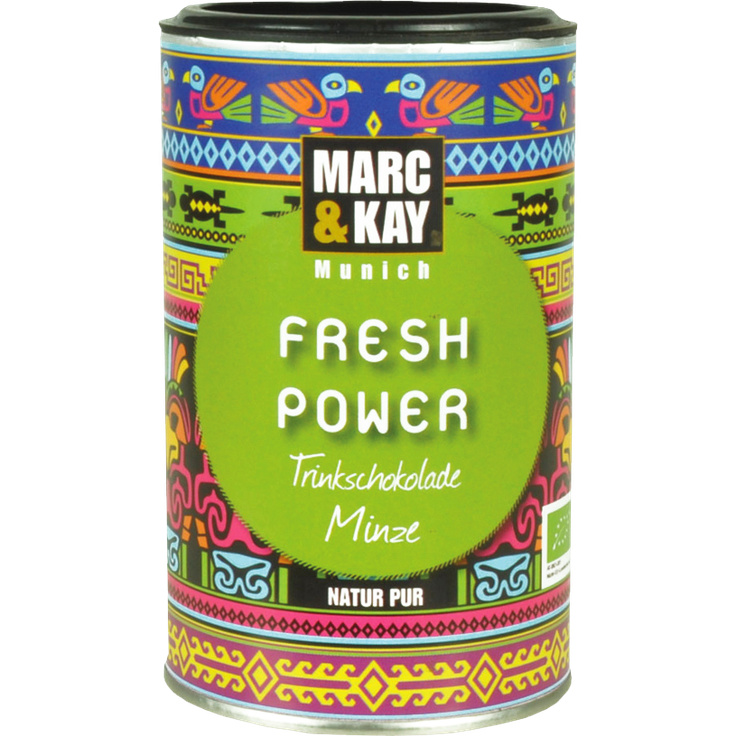 Marc & Kay Bio Fresh Power Trinkschokolade Minze, 250g