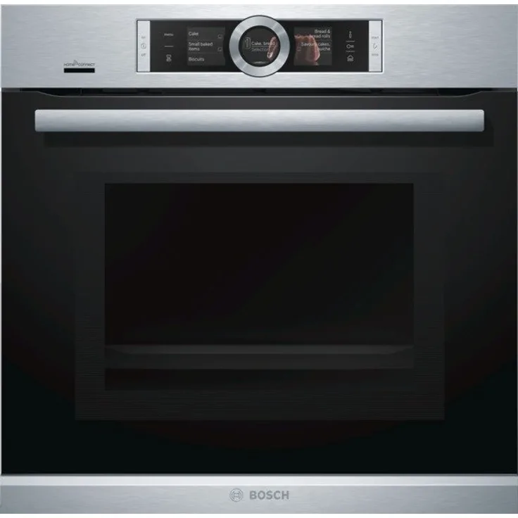 Bosch HNG6764S6 Serie 8 Backofen Elektro - A - 67L - Pyrolyse-Selbstreinigung - PerfectRoast & PerfectBake - HomeConnect - edelstahl
