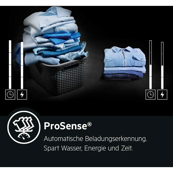 AEG Serie 8000 LAVAMAT L8FE74485, Frontlader-Waschmaschine, B, Fassungsvermögen 8 kg, Standgerät, Breite 60 cm, Startzeitvorwahl, Restlaufzeitanzeige – Bild 11