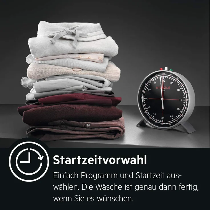 AEG Serie 8000 LAVAMAT L8FE74485, Frontlader-Waschmaschine, B, Fassungsvermögen 8 kg, Standgerät, Breite 60 cm, Startzeitvorwahl, Restlaufzeitanzeige – Bild 12