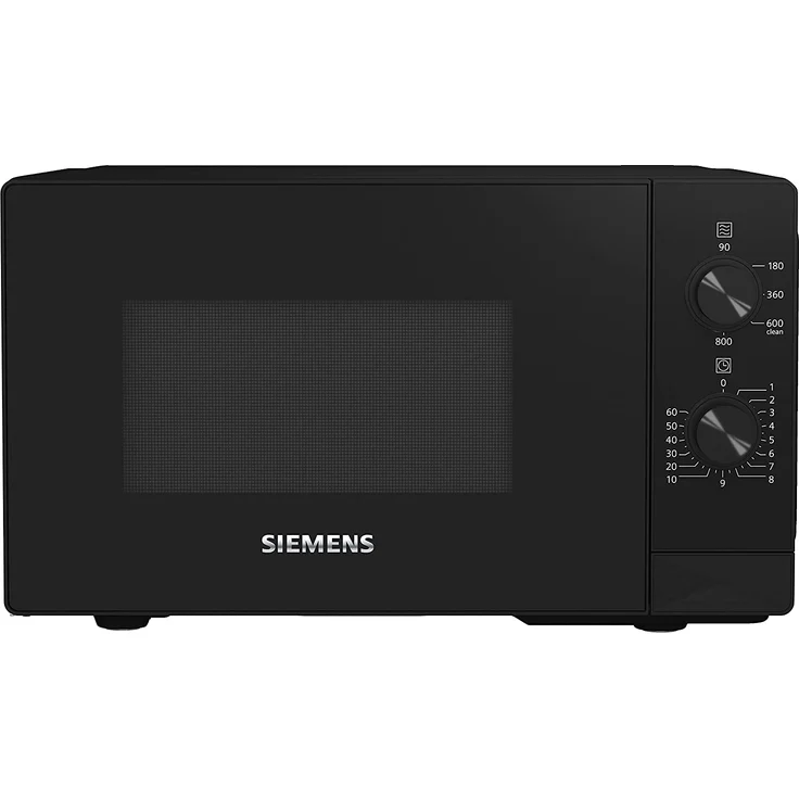 Siemens FF020LMB2 Mikrowelle, Standgerät, 800 Watt, 20 Liter Garraum, schwarz – Bild 1