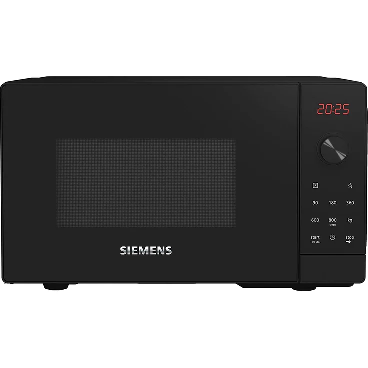 Siemens FF023LMB2 Mikrowelle, Standgerät, 800 Watt, 20 Liter Garraum, schwarz – Bild 1