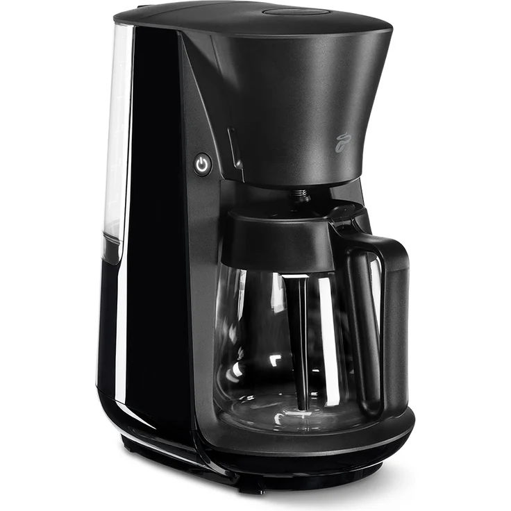 Tchibo Filterkaffeemaschine „Let’s Brew“, für bis zu 10 Tassen Filterkaffee, 1,2L Aroma-Glaskaraffe, Edelstahl-Warmhalteplatte, Tropf-Stopp, Abschaltautomatik, Schwarz – Bild 2