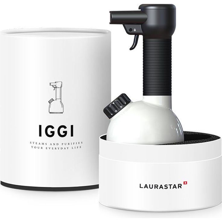 Laurastar Iggi Intense White Handdampfreiniger- & glätter, 850 W, desinfiziert Textilien und Gegenstände, Steamer