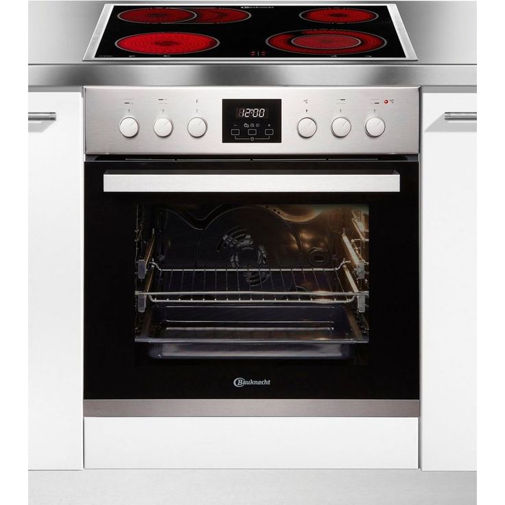 Bauknecht Elektro-Herd-Set Heko Lambada, mit 2-fach-Teleskopauszug, Hydrolyse