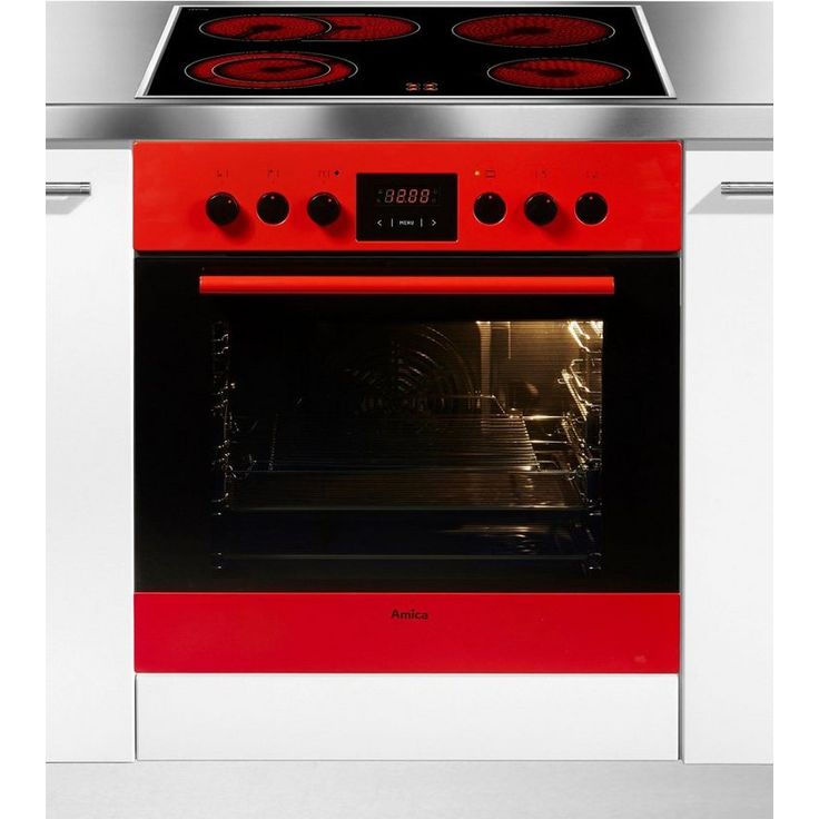 Amica Elektro-Herd-Set EHC 12920 R, mit Backauszug, SteamClean-Funktion