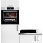 Beko Backofen-Set BBSM12340X, mit Teleskopauszug nachrüstbar, Simple Steam Reinigungsfunktion