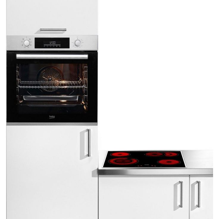 Beko Backofen-Set BBSM12320X, Elektrobackofen inklusive  Elektrokochfeld aus  Glaskeramik, Multifunktionskochen, Energieeffizienzklasse A, Garraum 72 l, Breite 59,4 cm, edelstahl – Bild 3