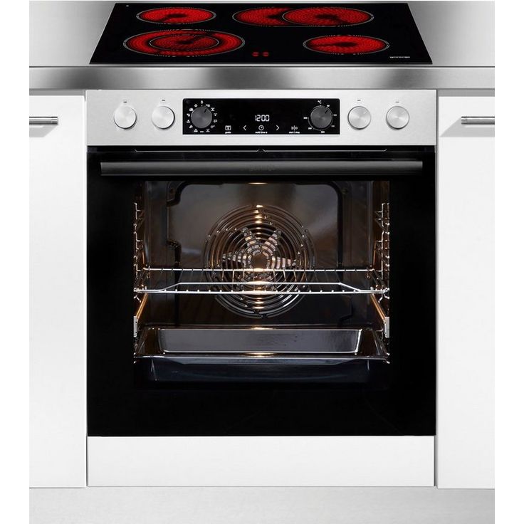 Gorenje Elektro-Herd-Set Pacific Herd-Set One 2021, mit 1-fach-Teleskopauszug, Aqua Clean