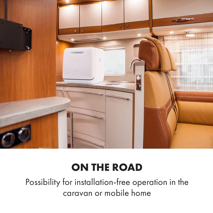 Klarstein  Aquatica 10034126A, Tischgeschirrspüler, G, Geräuschemissionsklasse D, Geräuschemissionen 58 dB(A) re1 pW – Bild 6