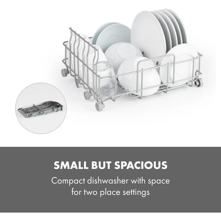 Klarstein  Aquatica 10034126A, Tischgeschirrspüler, G, Geräuschemissionsklasse D, Geräuschemissionen 58 dB(A) re1 pW – Bild 4