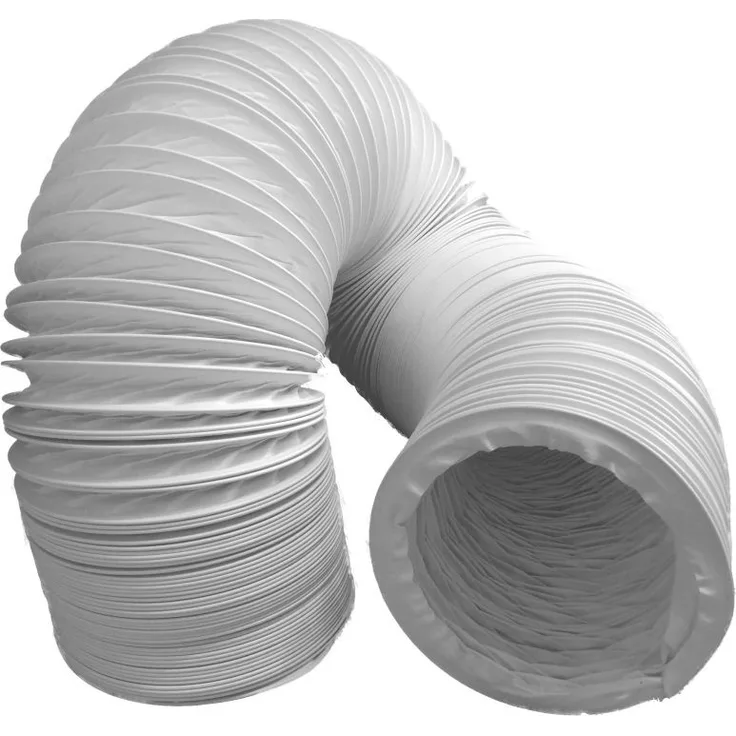 Abluftschlauch PVC flexibel Ø 100 - 102 mm, 5 m z.B. für Klimaanlagen, Wäschetrockner, Abzugshaube