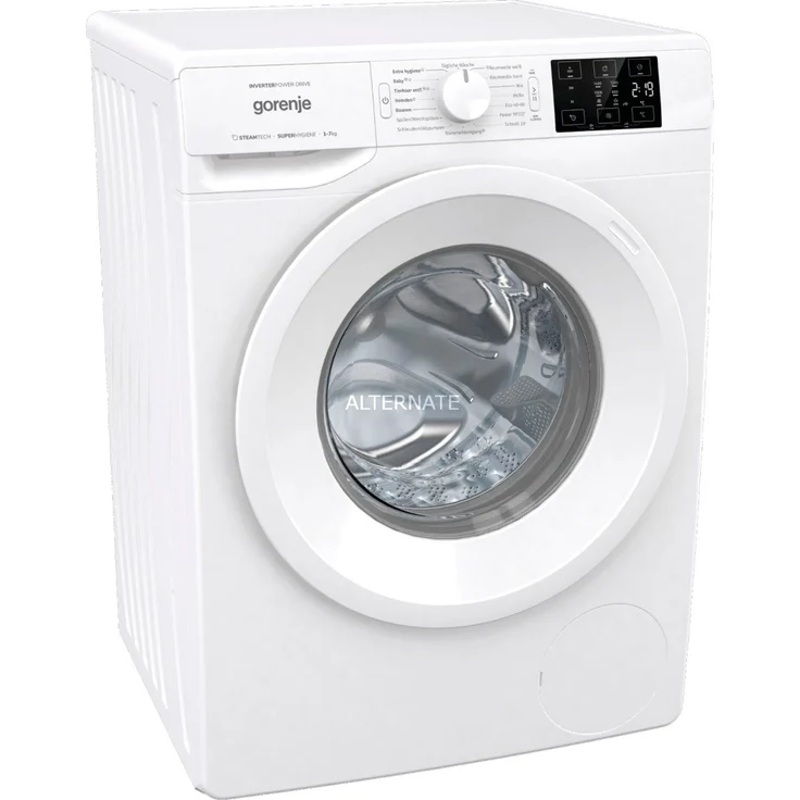 Gorenje WNEI74ADPS, Waschmaschine, C, Fassungsvermögen 7 kg, Standgerät, Breite 60 cm – Bild 2