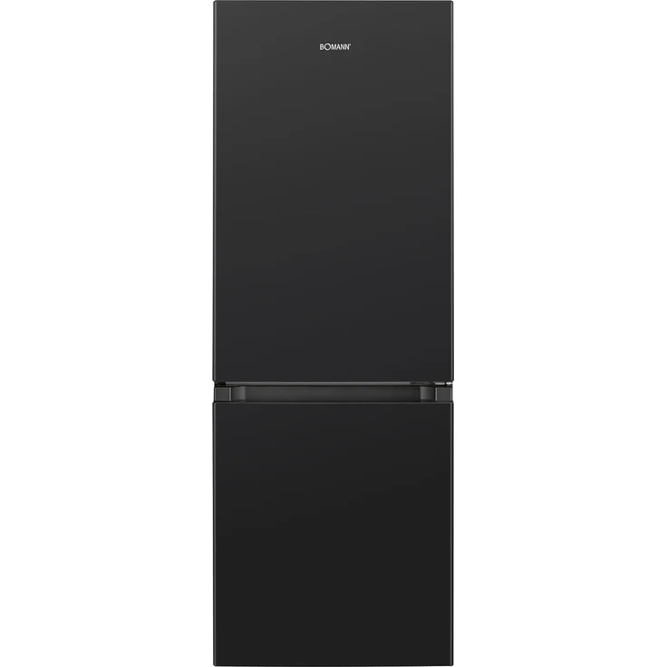 Bomann KG 322.1 Kühl-Gefrierkombination, freistehend, schwarz, Abtauautomatik, LED, Breite 49.5 cm, Energieklasse D – Bild 2