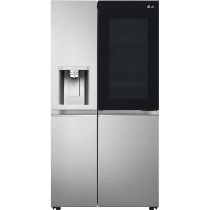 LG GSXV90BSAE Side-by-Side-Kühlschrank, freistehend, edelstahl, 635 l, Energieklasse E – Bild 1