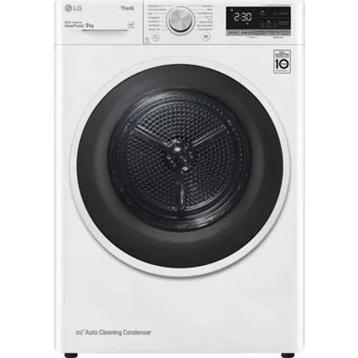 LG RT80V9, Wärmepumpentrockner, A+++, Fassungsvermögen 8 kg, Breite 60 cm – Bild 1