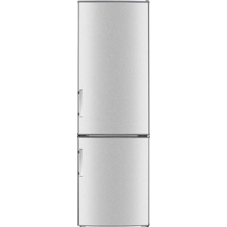 PKM KGK280D Kühl-Gefrierkombination, freistehend, silber, Breite 55 cm, Energieklasse D