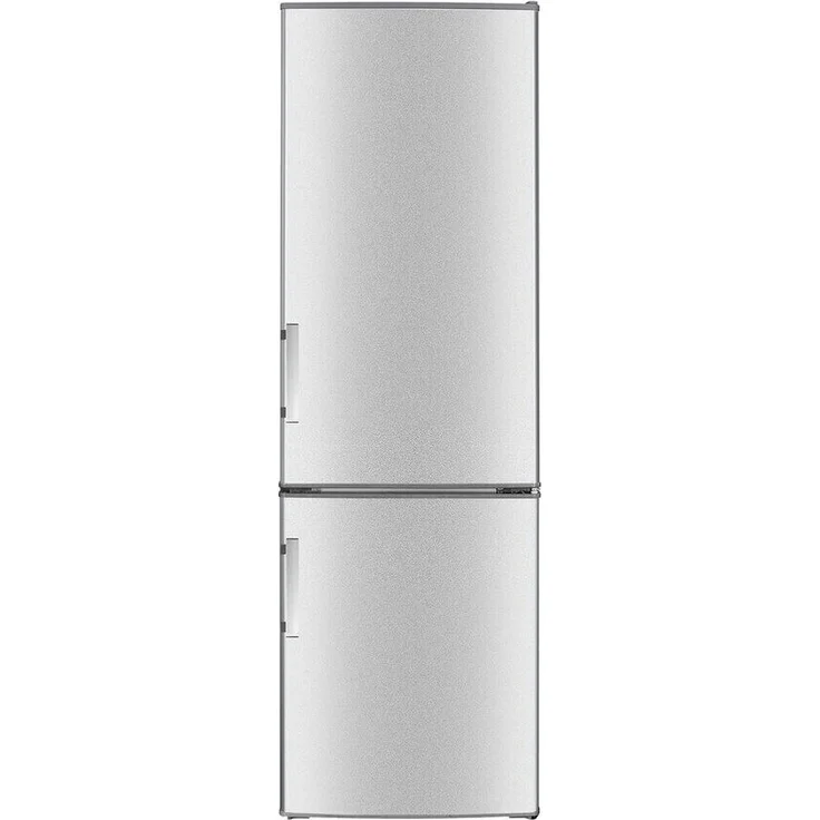 PKM KGK280D Kühl-Gefrierkombination, freistehend, silber, Breite 55 cm, Energieklasse D – Bild 1