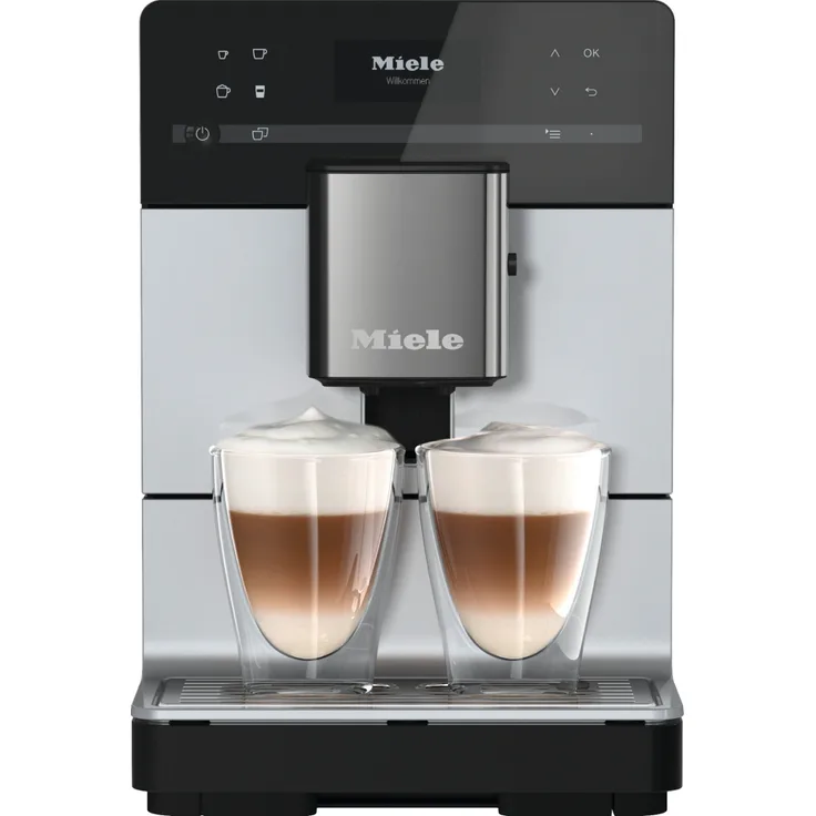 Miele CM 5510 Kaffeevollautomat, Milchaufschäumer, 1,3 l Wassertank, silber