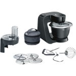 Bosch MUM59N26CB Küchenmaschine, 1000W, 3,9L, 7 Geschwindigkeiten, schwarz, Serie:MUM5