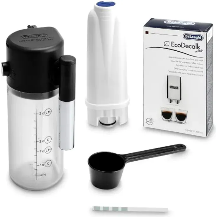 De'Longhi Magnifica Evo ECAM 290.81.TB, Kaffeevollautomat, One Touch, schwarz mit Milchbehälter, mit Milchaufschäumsystem, schlauchloses Milchsystem – Bild 5