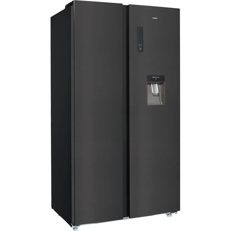Chiq FSS559NEI42D Side-by-Side-Kühlschrank, freistehend, Dark Inox Look, Total NoFrost, Wasserspender, Wassertank, LED Touch Display, Schnellgefrieren, Breite 70.4 cm – Bild 6
