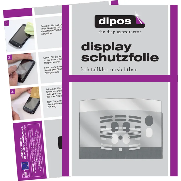 dipos 2x klare Schutzfolie kompatibel mit De'Longhi ECAM 23.466.B Cappuccino Tropfblech Tropfblech I Kaffeevollautomaten I Abtropfblech I Abtropfgitter kompatibel mit Kaffee-Maschine