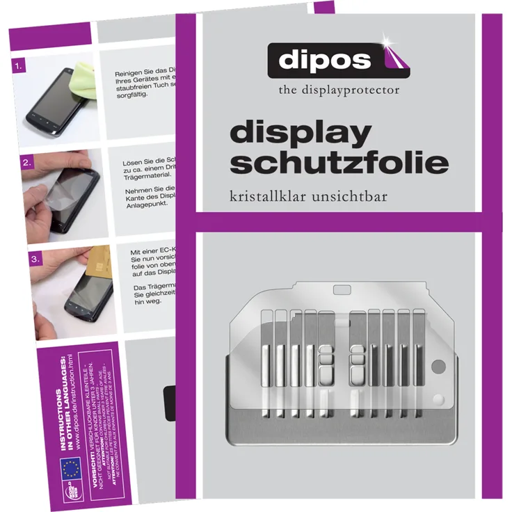 dipos 2x klare Schutzfolie kompatibel mit Siemens EQ.6 300 TE613501DE Tropfblech I Kaffeevollautomaten I Abtropfblech I Abtropfgitter kompatibel mit Kaffee-Maschine