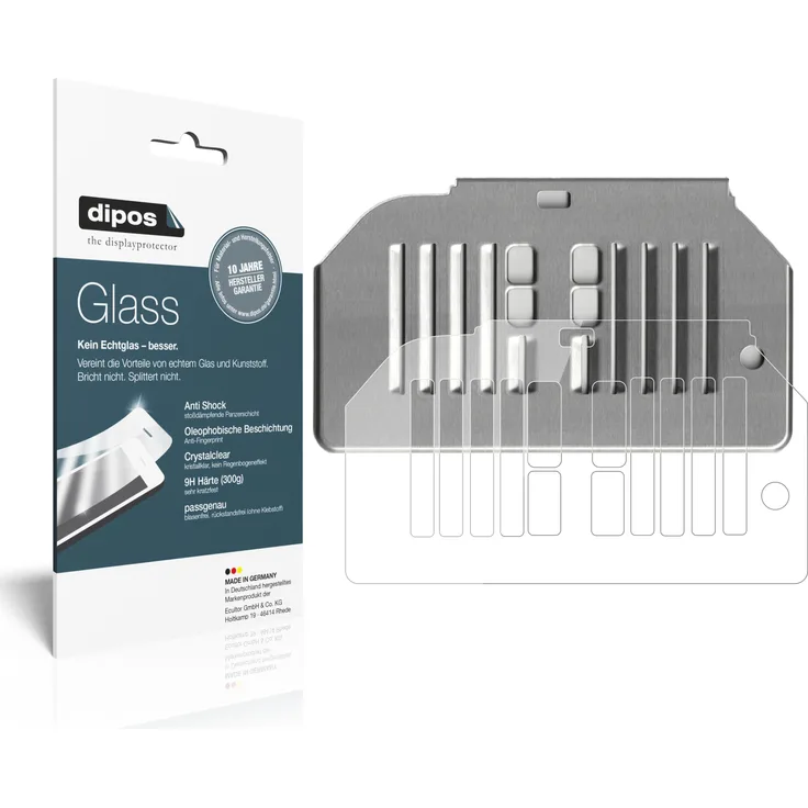 dipos 2x klare Panzerfolie kompatibel mit Siemens EQ.6 300 TE613501DE Tropfblech I Kaffeevollautomaten I Abtropfblech I Abtropfgitter kompatibel mit Kaffee-Maschine