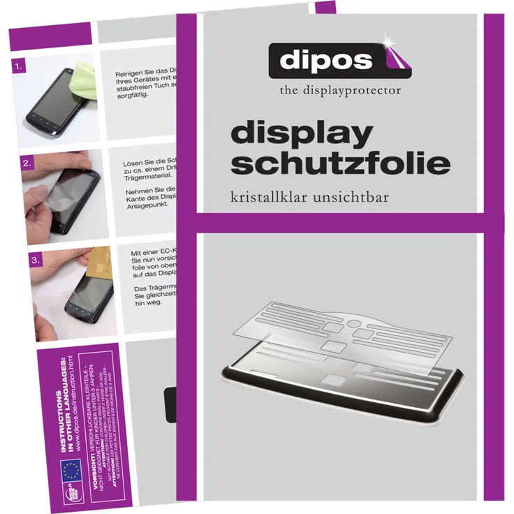 dipos 2x klare Schutzfolie kompatibel mit Philips EP5335/10 Tropfblech I Kaffeevollautomaten I Abtropfblech I Abtropfgitter kompatibel mit Kaffee-Maschine