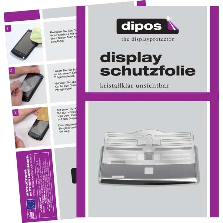 dipos 2x Schutzfolie klar kompatibel mit SAECO PicoBaristo SM3054/10 Tropfblech Folie Displayschutzfolie