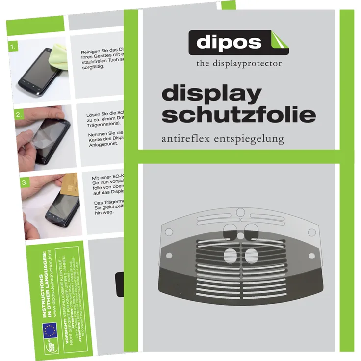 dipos 2x Schutzfolie matt kompatibel mit Melitta Caffeo Barista F730 Tropfblech Folie Displayschutzfolie