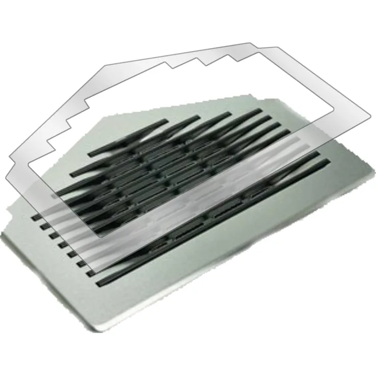 dipos 2x Schutzfolie klar kompatibel mit Siemens EQ9 Plus Connect s500 Tropfblech Folie Displayschutzfolie