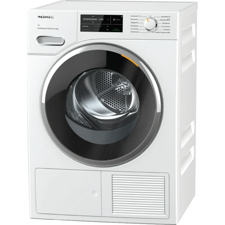 Miele TWL780WP EcoSpeed&Steam&9kg, Wärmepumpentrockner, A+++, Fassungsvermögen 9 kg, Standgerät, Breite 59,6 cm - Preisvergleich – Bild 1
