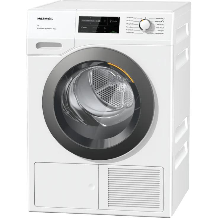 Miele TCL790WP EcoSpeed&Steam&9kg, Wärmepumpentrockner, A+++, Fassungsvermögen 9 kg, Standgerät, Breite 59,6 cm