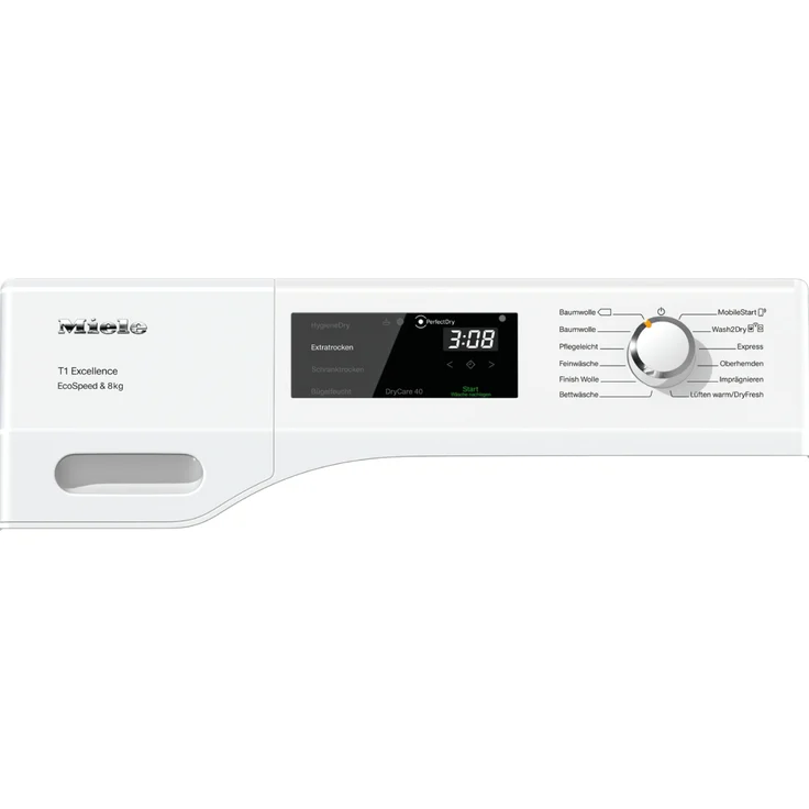Miele TEF775WP EcoSpeed&8kg, Wärmepumpentrockner, A+++, Fassungsvermögen 8 kg, Standgerät, Breite 59,6 cm – Bild 2