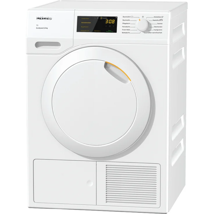 Miele TCC570WP EcoSpeed&8kg, Wärmepumpentrockner, A+++, Fassungsvermögen 8 kg, Standgerät, Breite 59,6 cm – Bild 1