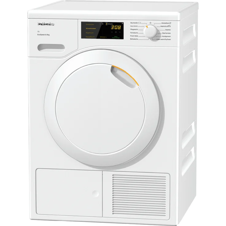 Miele TCC560WP EcoSpeed&8kg, Wärmepumpentrockner, A+++, Fassungsvermögen 8 kg, Standgerät, Breite 59,6 cm – Bild 1