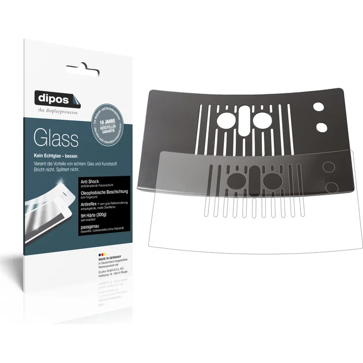 dipos 9H Panzerfolie matt kompatibel mit NIVONA NICR 768 Tropfblech Schutzfolie Displayschutz-Folie