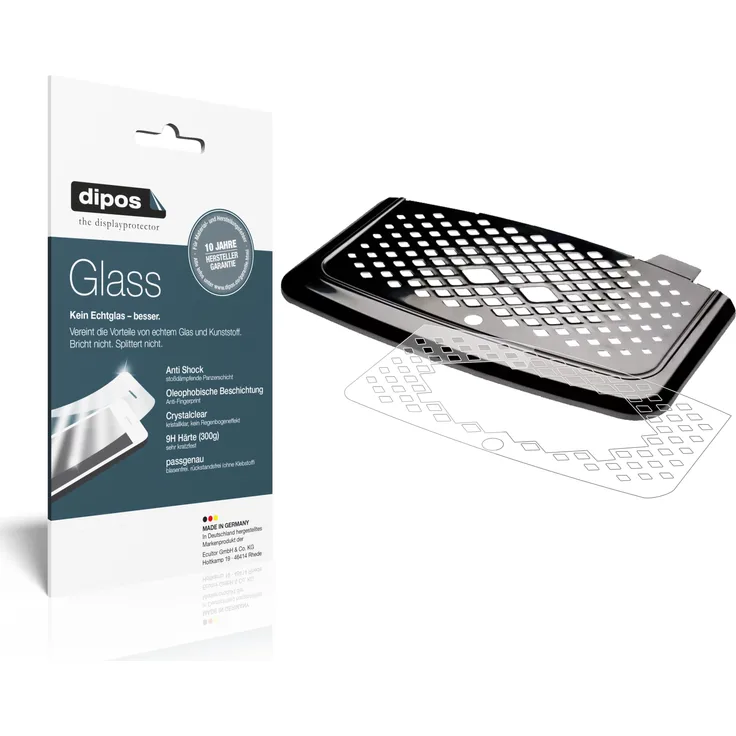 dipos 2x Panzerfolie klar kompatibel mit Philips EP5441/50 Tropfblech Schutzfolie 9H Displayschutz-Folie