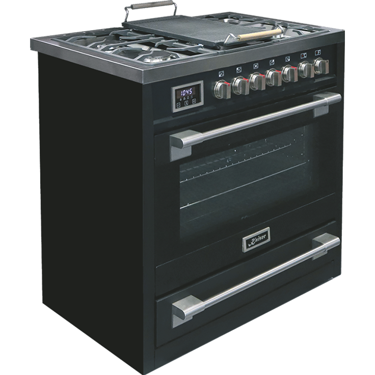 Kaiser HGE 93505 S Turbo Gas Elektro Standherd 90 cm Range Coocker