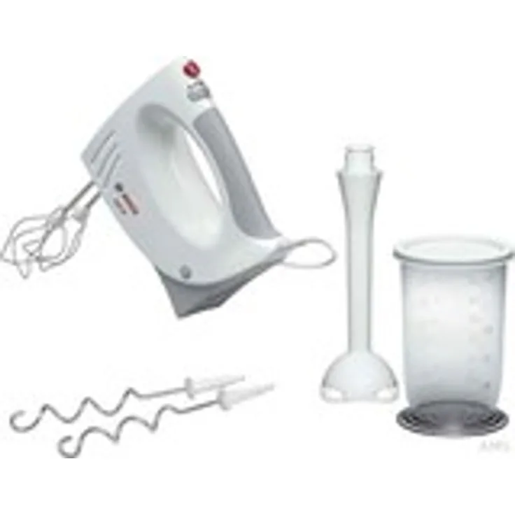 Bosch MFQ 3540 Handrührer, 450W, 5 Stufen, inkl. Mixbecher, Pürierstab, Kunststoff, weiß