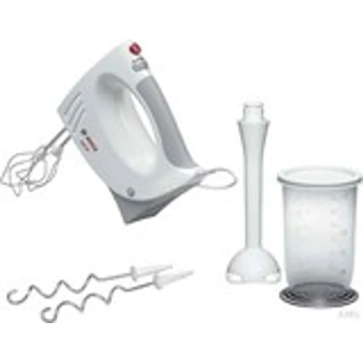 Bosch MFQ 3540 Handrührer, 450W, 5 Stufen, inkl. Mixbecher, Pürierstab, Kunststoff, weiß – Bild 1