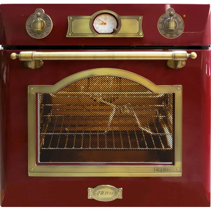 Kaiser Empire EH 6355 RotEm Elektro Einbau Backofen Autark 60cm 67L 8 Funktionen in ROT