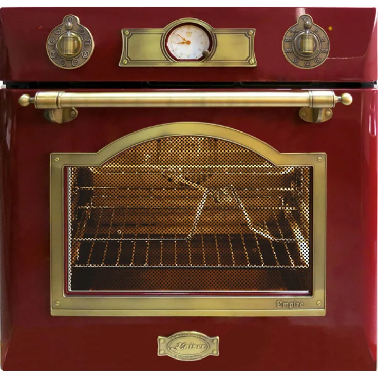 Kaiser Empire EH 6355 RotEm Elektro Einbau Backofen Autark 60cm 67L 8 Funktionen in ROT – Bild 1