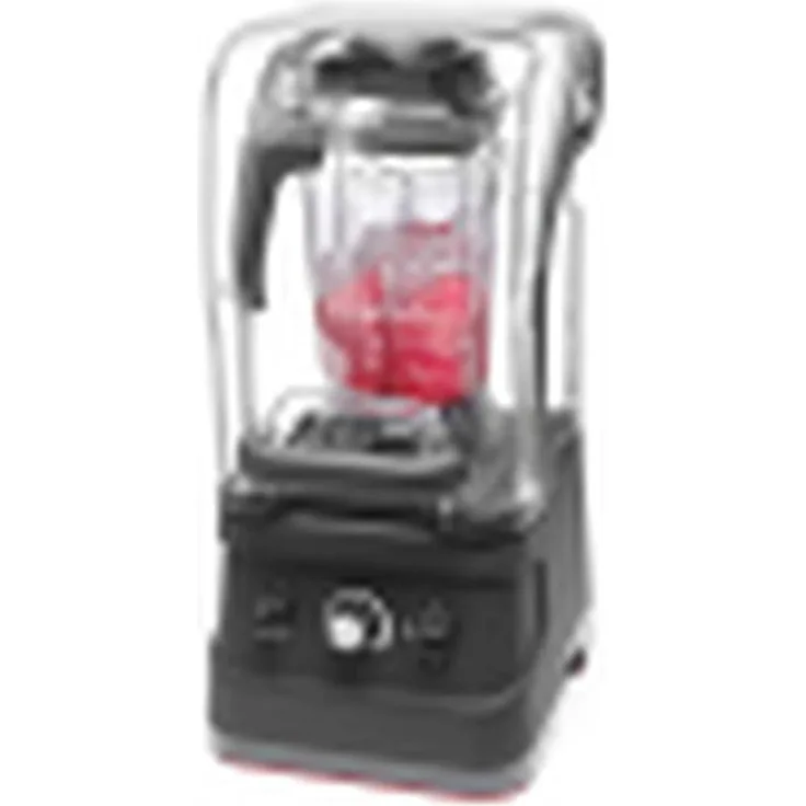 Hendi Standmixer, 1650W, 2,5L, mit schalldämmender Abdeckung, BPA-frei, Edelstahl, Kunststoff, schwarz