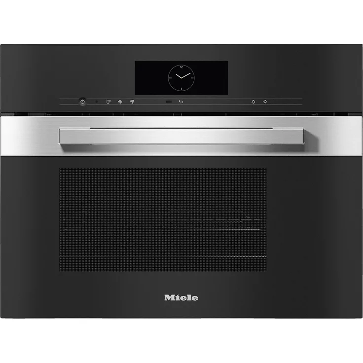 Miele DGM 7845 Dampfgarer mit Mikrowelle, Frischwasseranschluss, Menügaren, M Touch, DualSteam-Dampftechnologie, Farbe Edelstahl CleanSteel