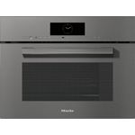 Miele DGM 7845 Dampfgarer mit Mikrowelle, Frischwasseranschluss, Menügaren, M Touch, DualSteam-Dampftechnologie, Farbe Graphit-Grau