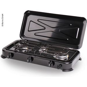 Bild für Camp4 Gaskocher Mary 3-flammig 50 mbar mit Zündsicherung